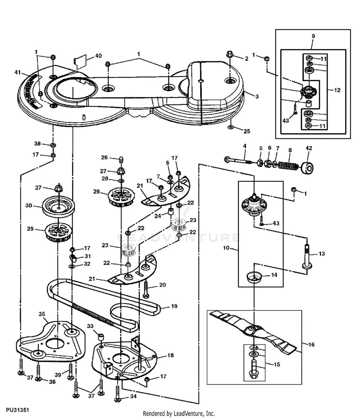 john deere 42 in deck belt diagram john deere 42 in deck belt diagram