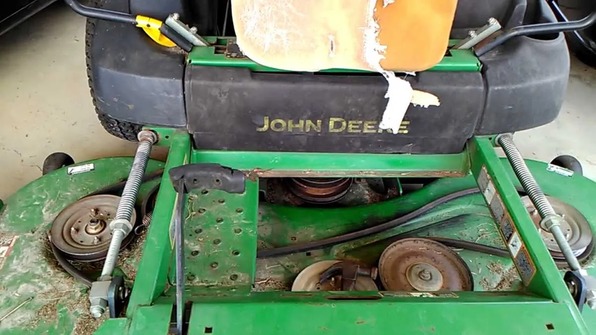 john deere zero turn drive belt diagram