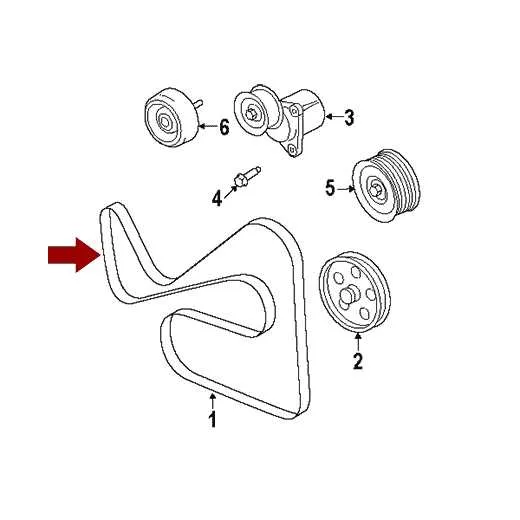 2017 ford escape 1.5 belt diagram