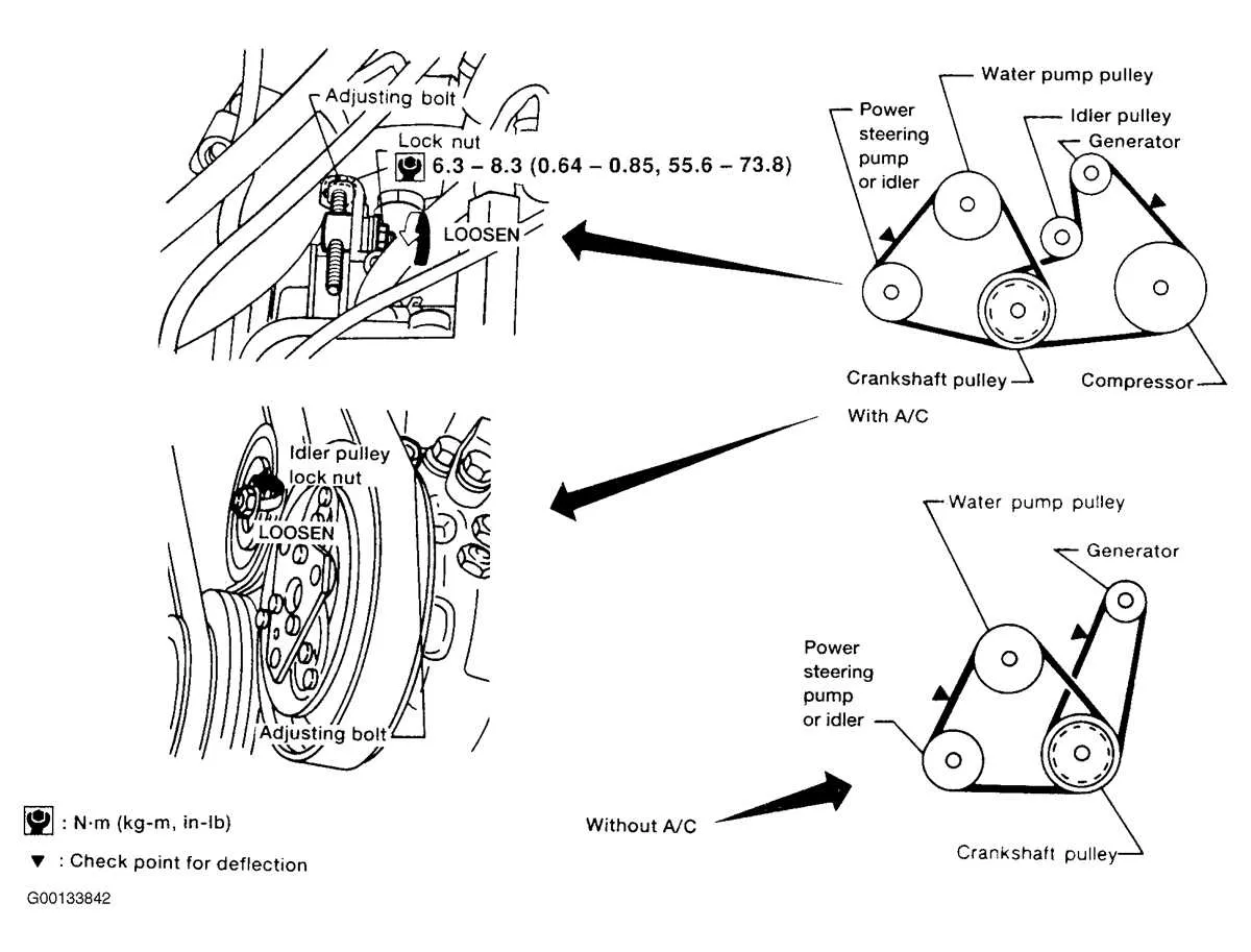 2012 nissan maxima belt diagram