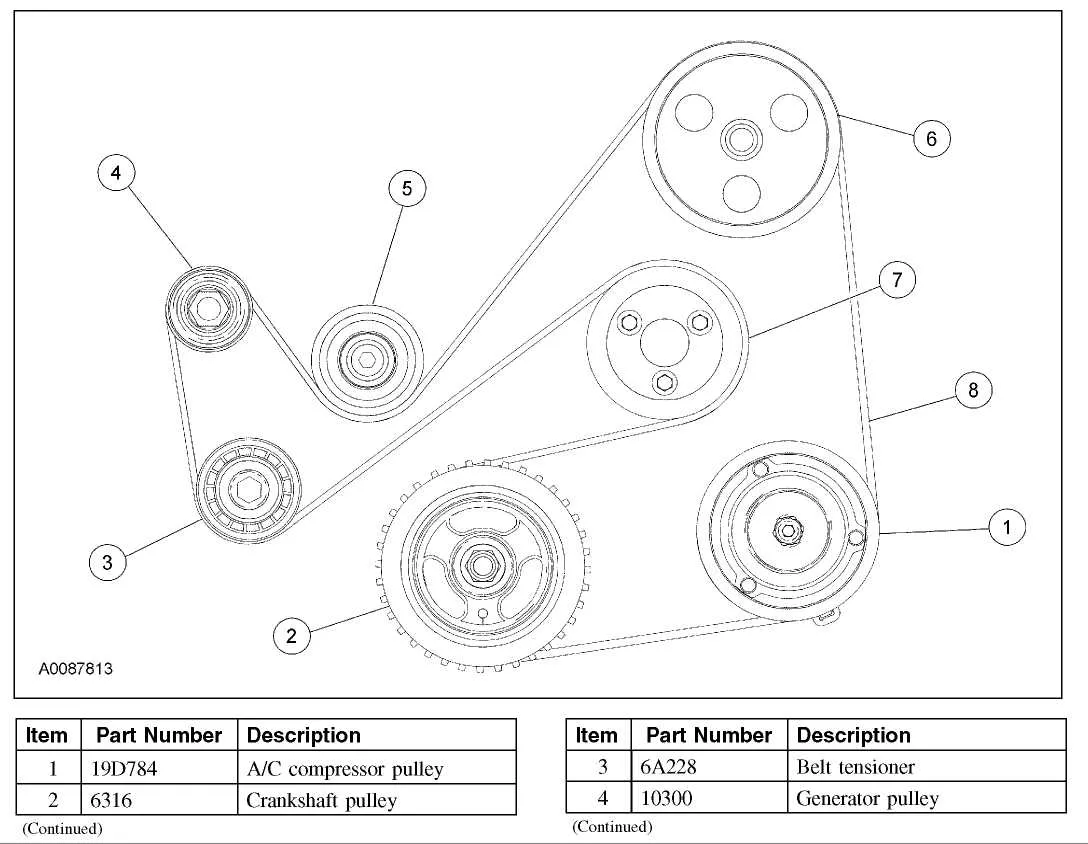 2007 ford fusion belt diagram 2007 ford fusion belt diagram