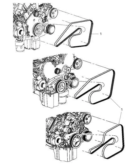 chrysler 3.6 belt diagram