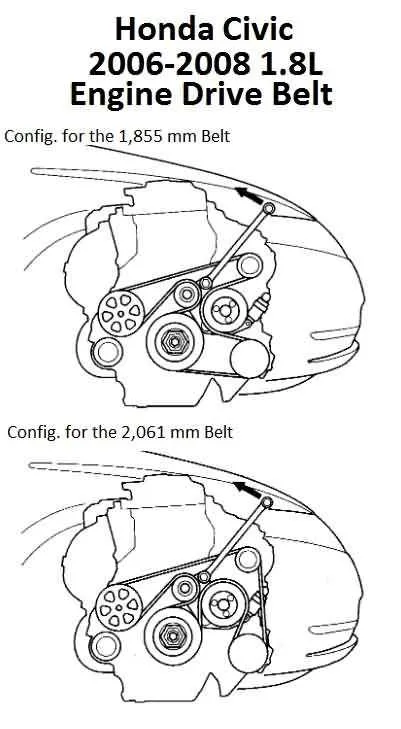 2014 honda civic 1.8 serpentine belt diagram 2014 honda civic 1.8 serpentine belt diagram
