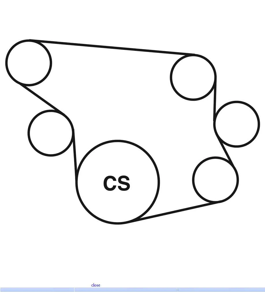 2007 chevy impala serpentine belt diagram