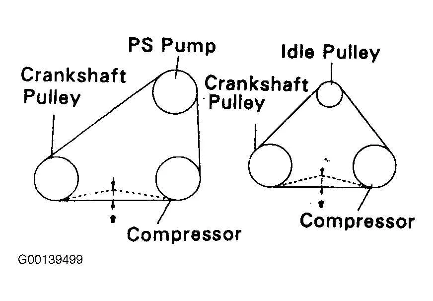 2008 toyota tacoma serpentine belt diagram