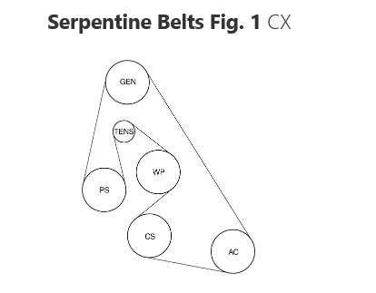2012 buick enclave belt diagram