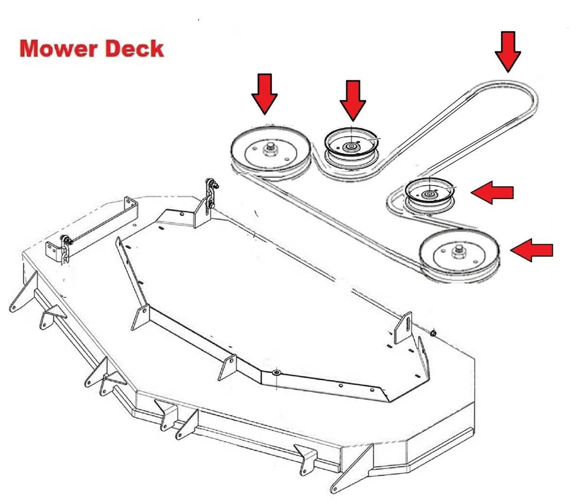 drive belt diagram for husqvarna yth21k46