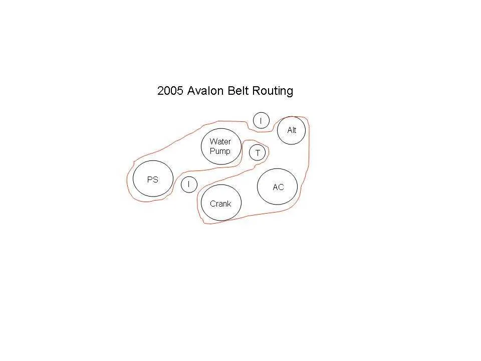 2014 toyota sienna serpentine belt diagram