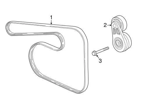 2018 chevy malibu serpentine belt diagram