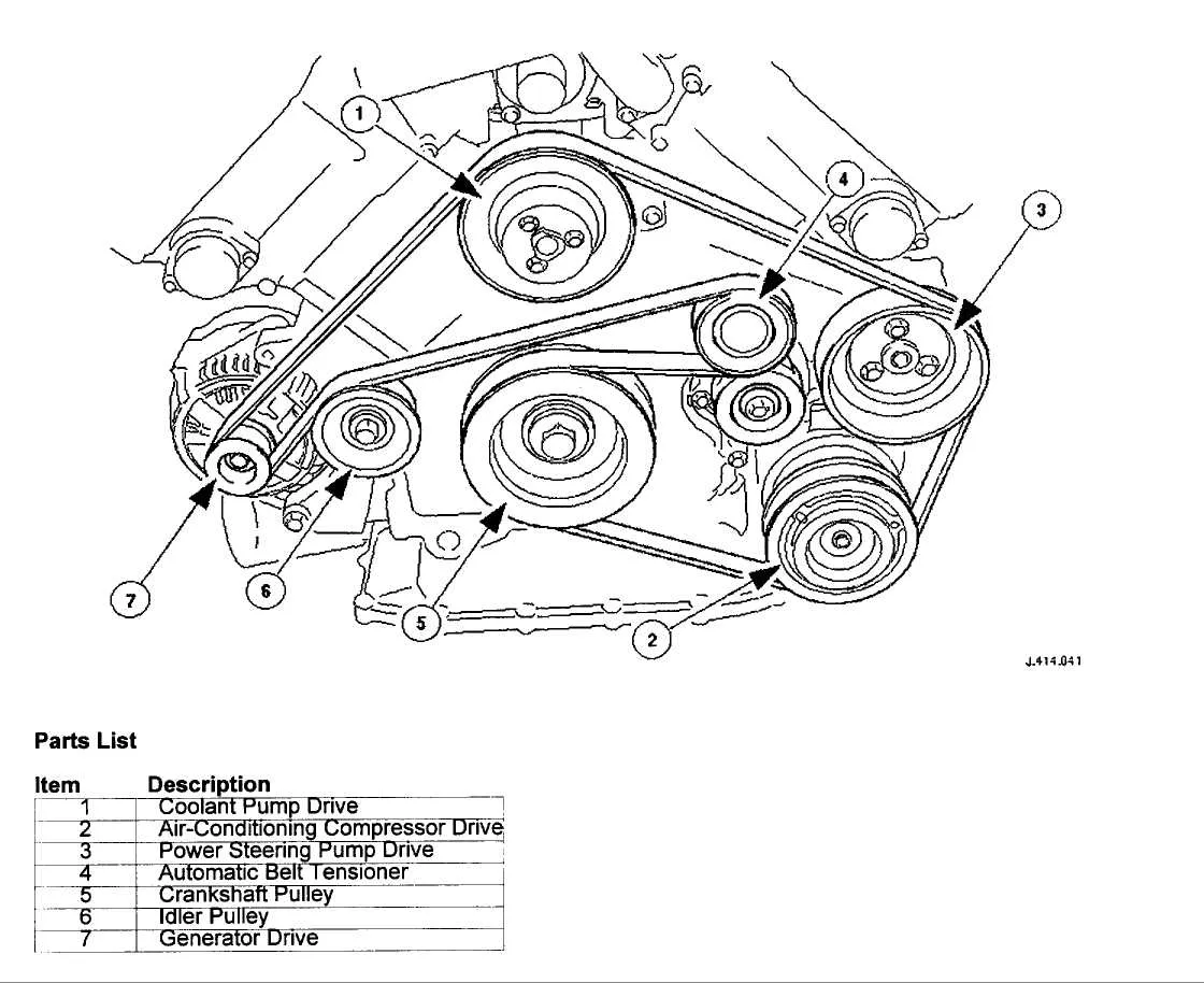 5.0 coyote belt diagram
