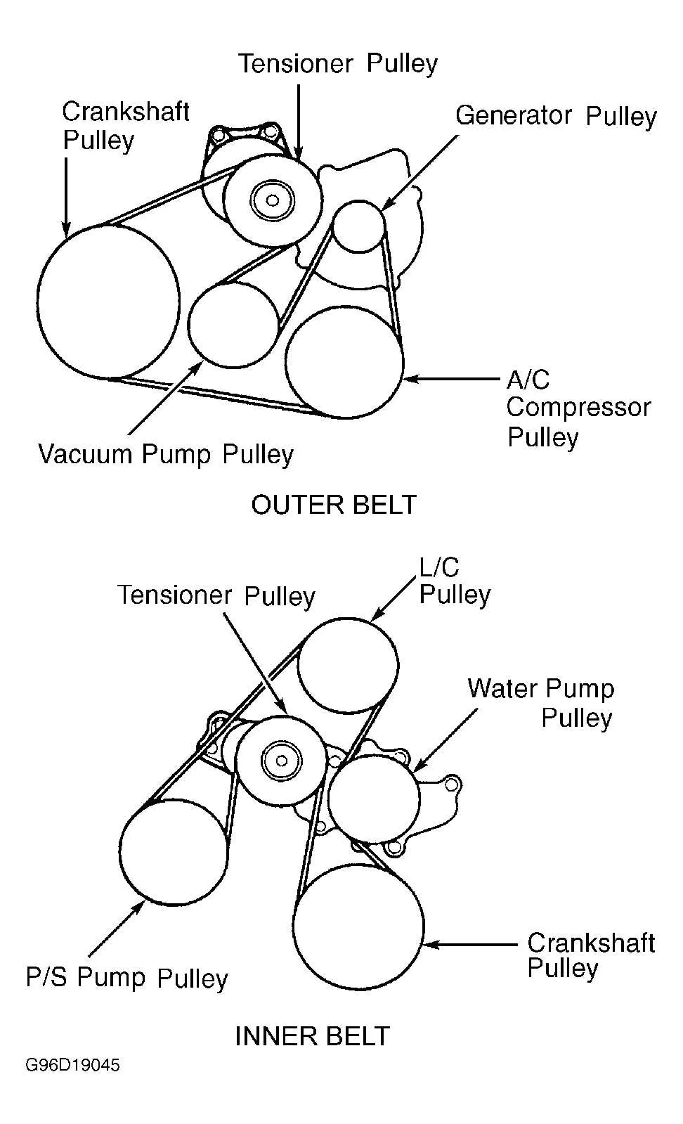 2013 nissan altima 2.5 belt diagram