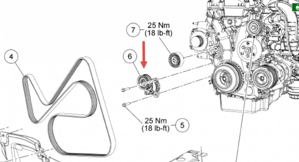 2012 ford fusion 2.5 belt diagram