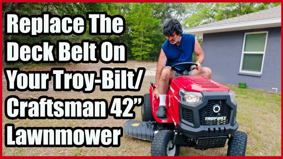 troy bilt pony 42 inch deck belt diagram