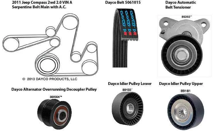 2011 jeep compass 2.4 belt diagram
