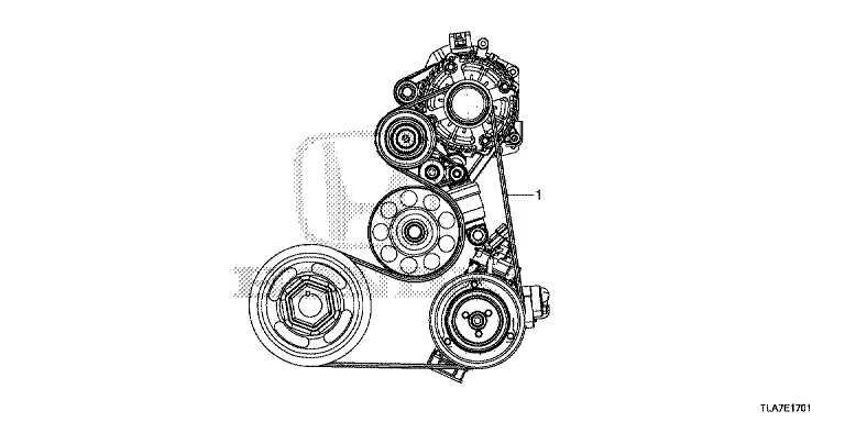 2004 honda crv belt diagram