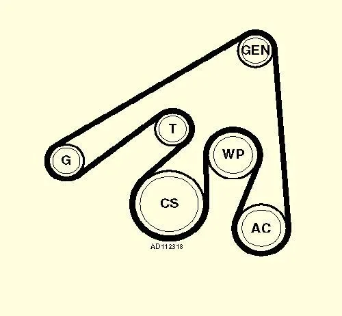 2010 honda cr v serpentine belt diagram