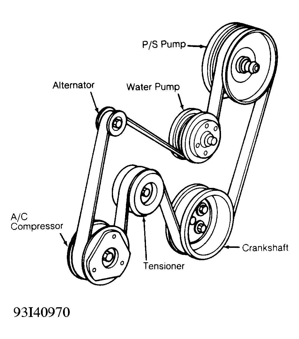 2003 buick lesabre belt diagram