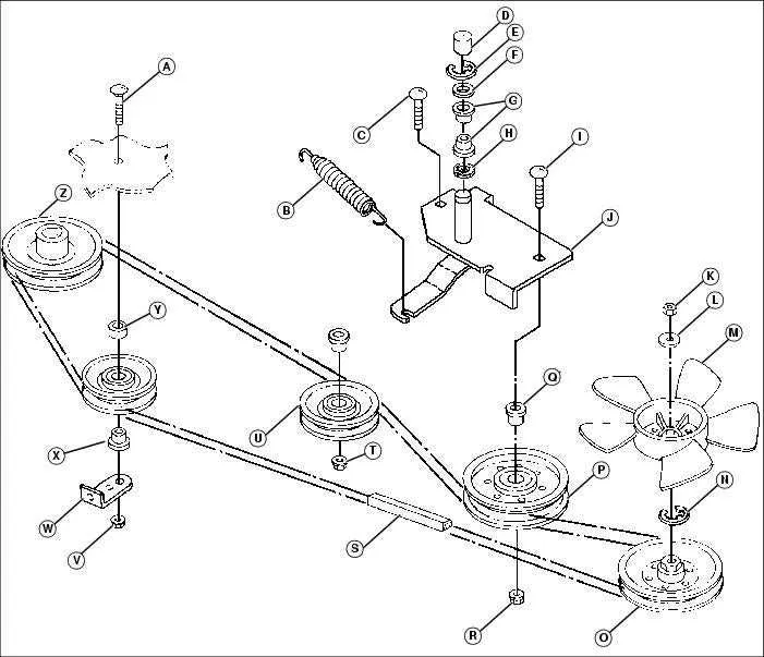 john deere la145 belt diagram