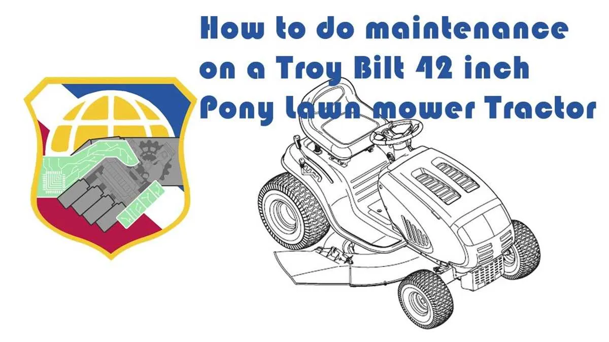 troy bilt pony 42 inch deck belt diagram