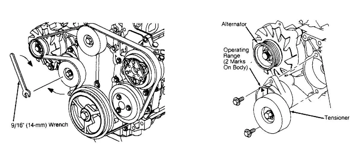 2007 saturn aura belt diagram