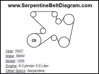 2008 serpentine belt diagram