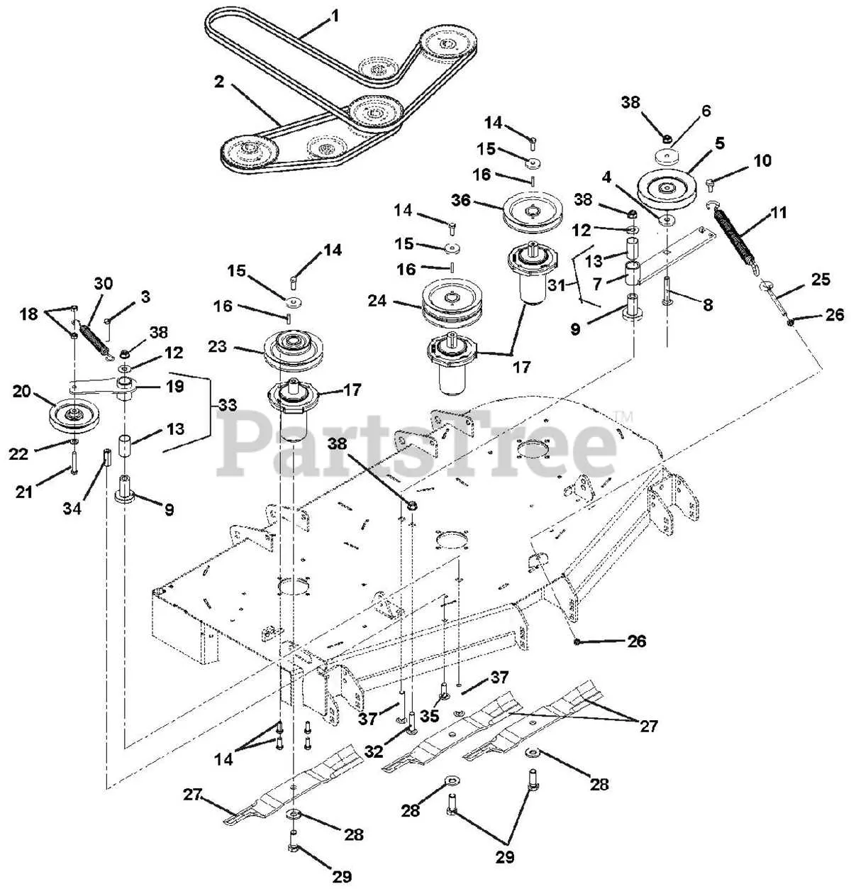 belt replacement gravely drive belt diagram