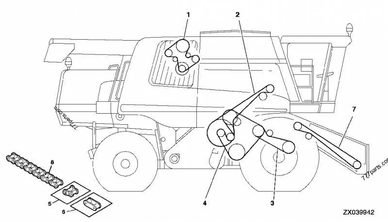 john deere s120 belt diagram