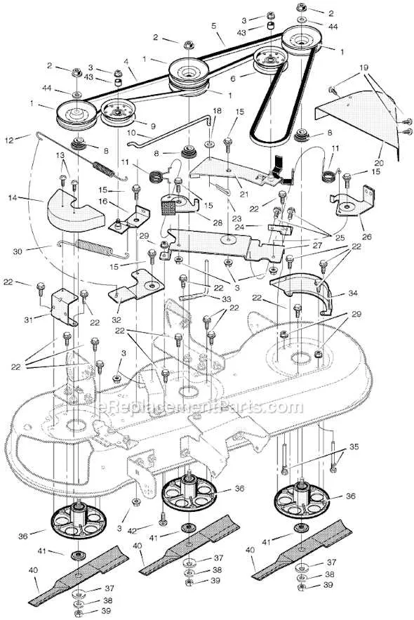 42 inch murray drive belt diagram