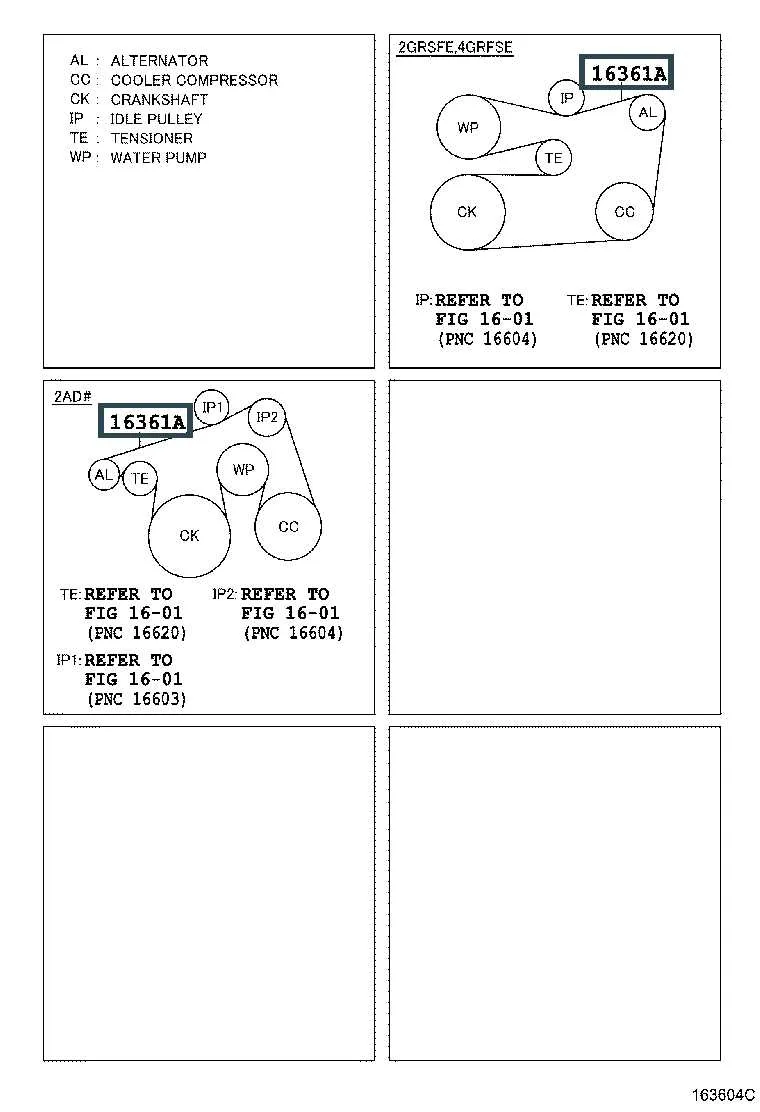 2007 lexus rx 350 belt diagram