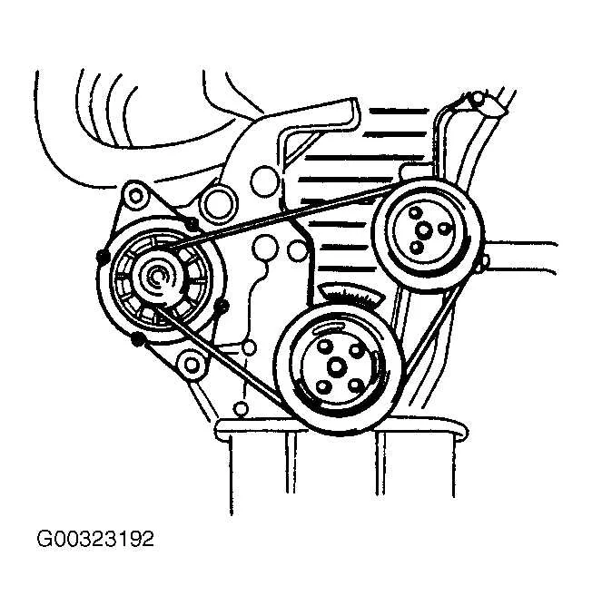 2008 kia spectra belt diagram