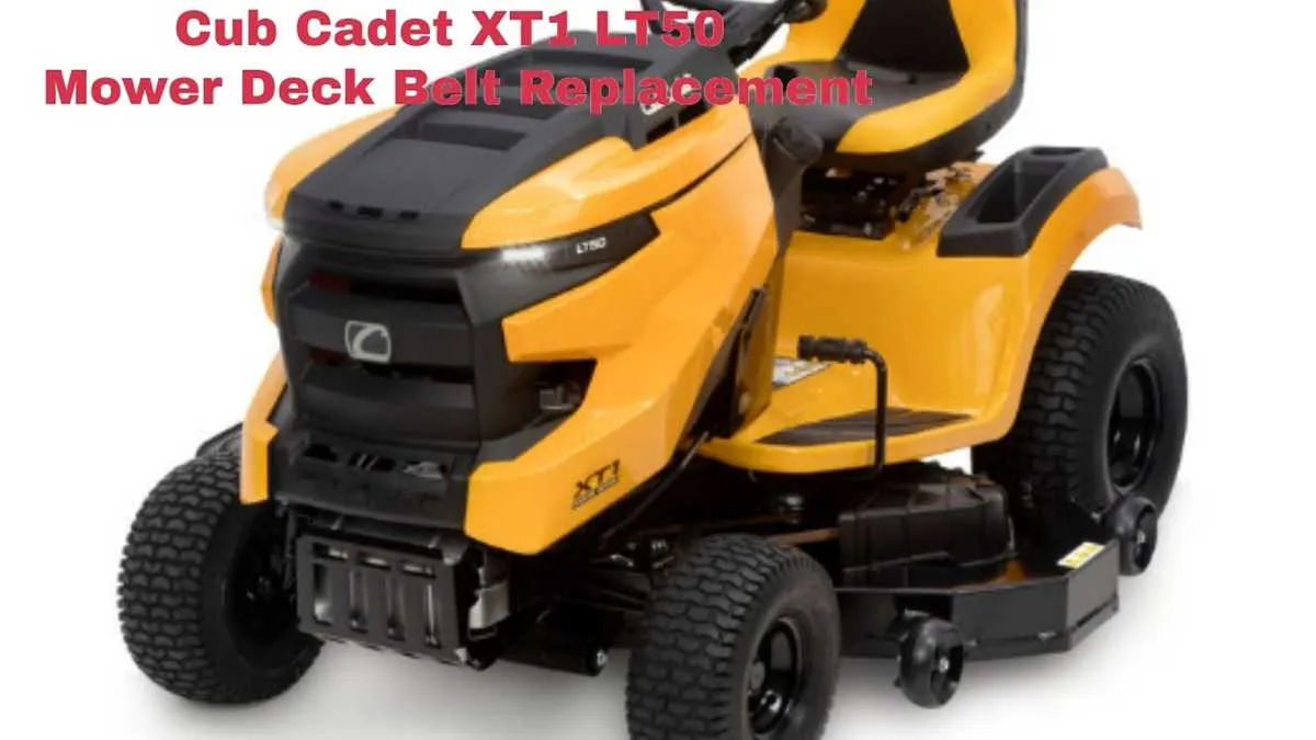 xt1 lt50 cub cadet xt1 50 inch deck belt diagram