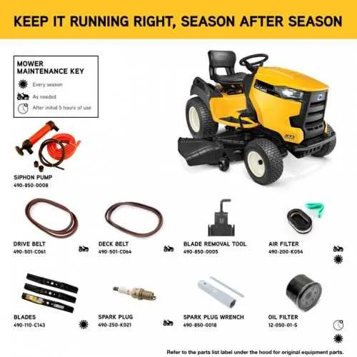 xt1 lt50 cub cadet xt1 50 inch deck belt diagram