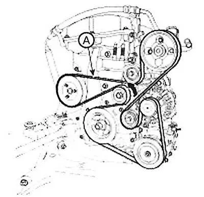 2011 kia forte belt diagram