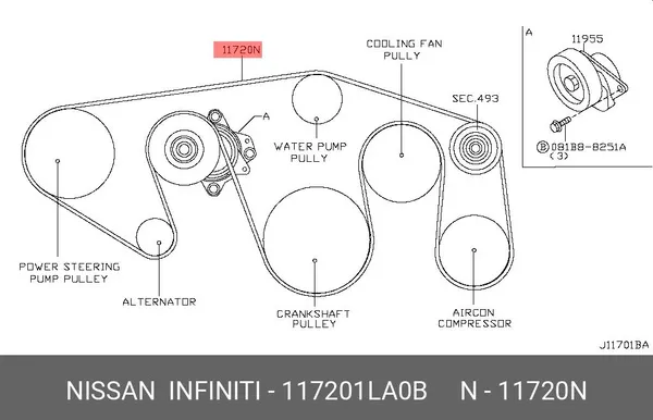 2010 infiniti g37 belt diagram