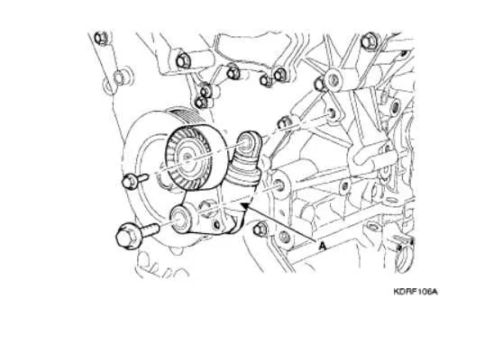 2012 kia sorento belt diagram