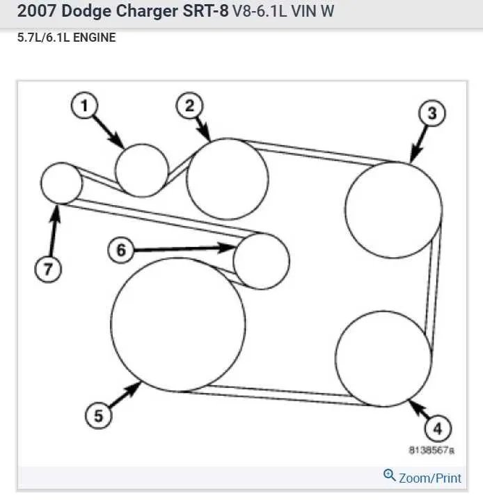 5.7 serpentine belt diagram 5.7 serpentine belt diagram